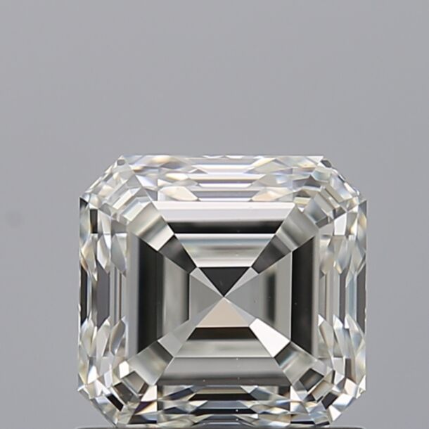 1 Karat Natürlicher Diamant Im Asscherschliff, Farbe I, Reinheit VS2
