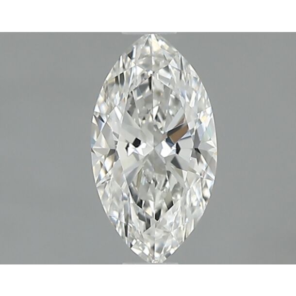 0.4 Carat Diamant Naturel de taille Marquise, Couleur G, Pureté VVS1