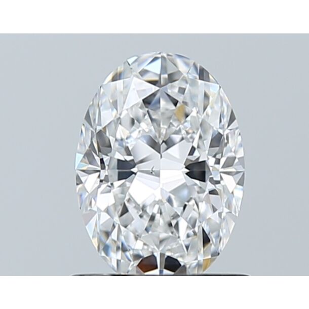 0.9 Karat Natürlicher Diamant Im Ovalschliff, Farbe E, Reinheit VS2