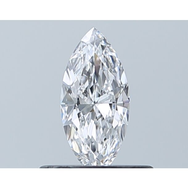 0.31 Carat Natural Diamond, Marquise Cut, Color D, Clarity IF