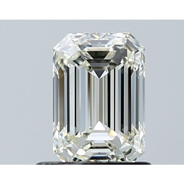 1 Carat Diamant Naturel de taille émeraude, Couleur I, Pureté VVS2