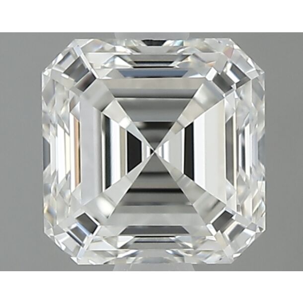 0.72 Karaat Natuurlijke Diamant met een Asscher vorm, Kleur H, Zuiverheid VS1