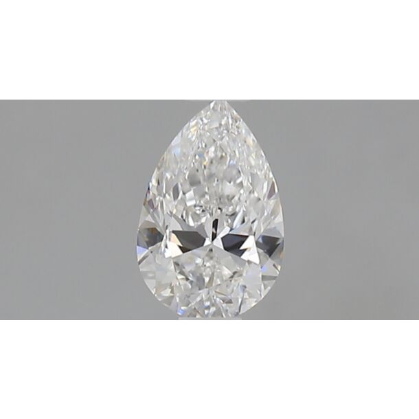 0.56 Carat Diamant Naturel de taille Poire, Couleur F, Pureté VVS1 0.56 Carat Diamant Naturel de taille Poire, Couleur F, Pureté VVS1