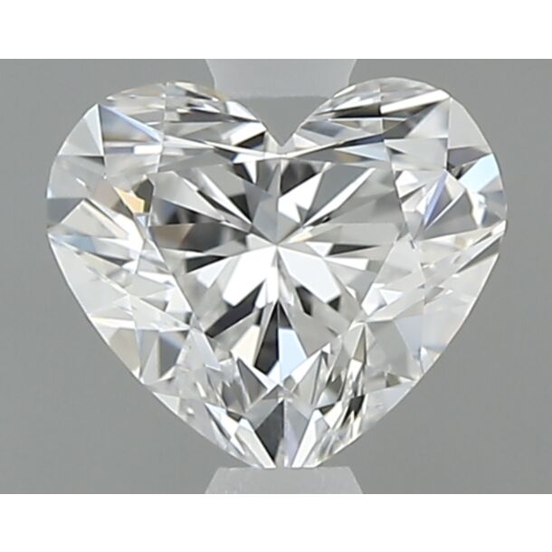 0.43 Karat Natürlicher Diamant Im Herzschliff, Farbe E, Reinheit VVS1