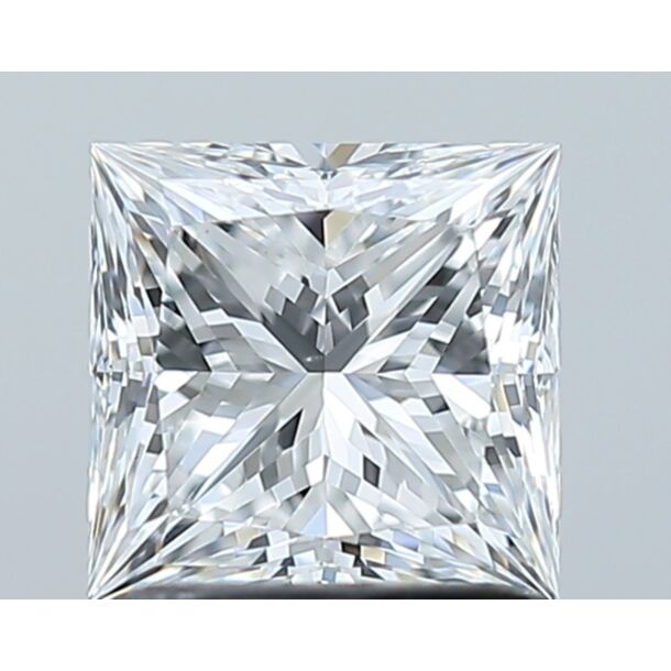 1.21 Carat Diamant Naturel de taille Princesse, Couleur E, Pureté VS2