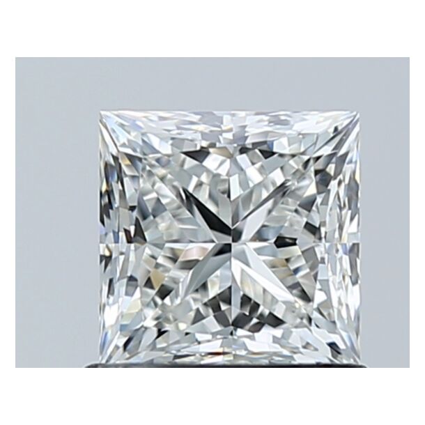 1.02 Carat Diamant Naturel de taille Princesse, Couleur G, Pureté VS2