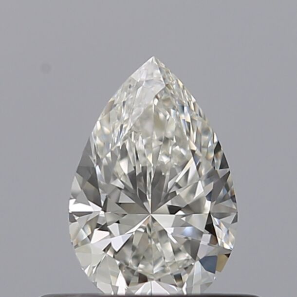 0.4 Karaat Natuurlijke Diamant met een Peer vorm, Kleur H, Zuiverheid VVS1