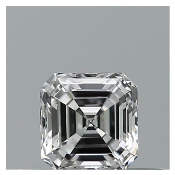 0.34 Karat Natürlicher Diamant Im Asscherschliff, Farbe D, Reinheit VVS2