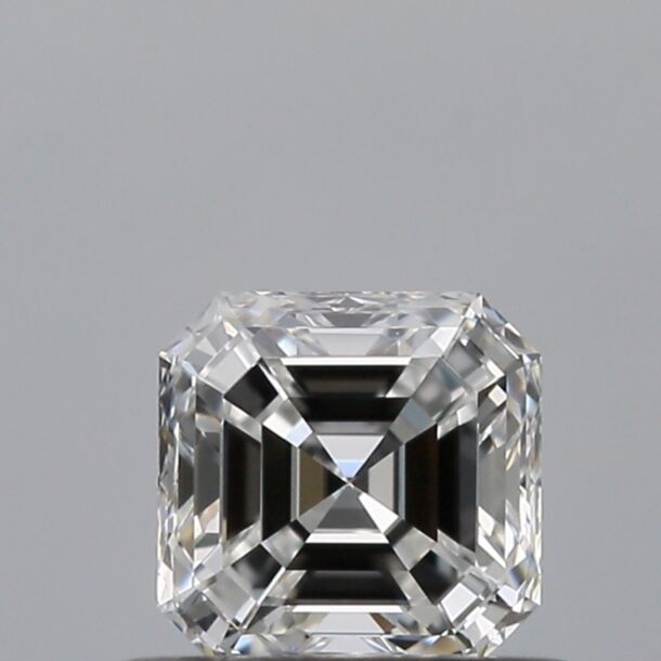 0.5 Karaat Natuurlijke Diamant met een Asscher vorm, Kleur E, Zuiverheid VVS1