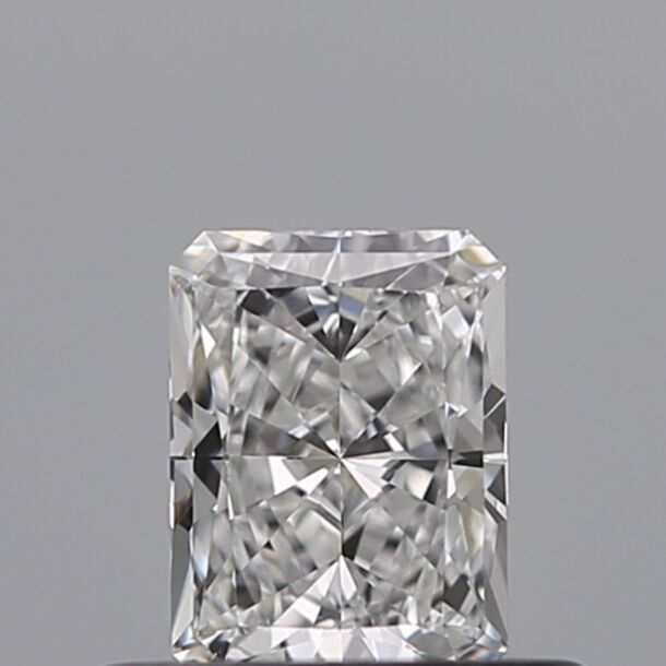 0.41 Carat Natural Diamond, Radiant Cut, Color D, Clarity VS1
