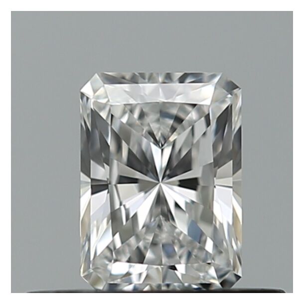 0.4 Carat Natural Diamond, Radiant Cut, Color E, Clarity VVS1