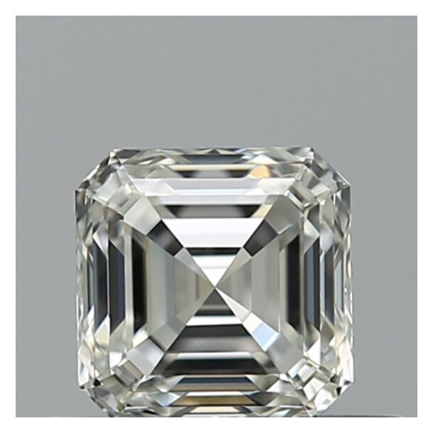 0.52 Karaat Natuurlijke Diamant met een Asscher vorm, Kleur H, Zuiverheid IF