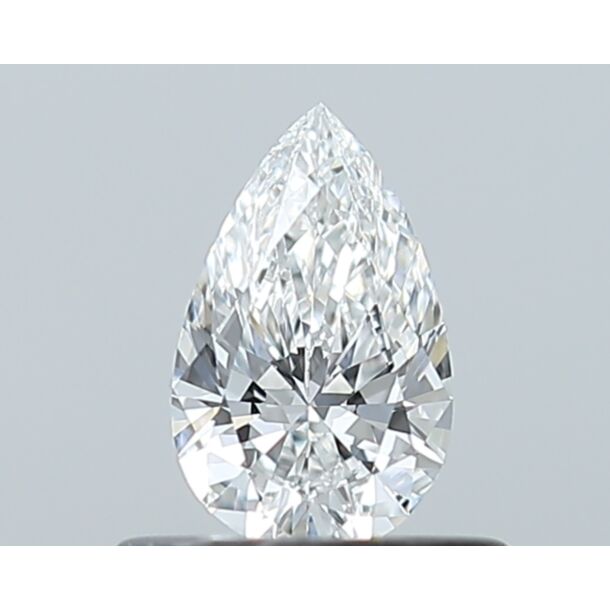 0.35 Karaat Natuurlijke Diamant met een Peer vorm, Kleur E, Zuiverheid VVS2