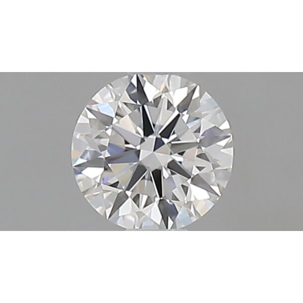 0.36 Carat Natural Diamond, Round Cut, Color E, Clarity IF