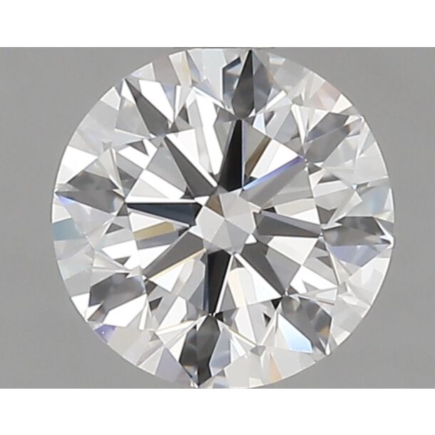 0.9 Carat Natural Diamond, Round Cut, Color D, Clarity VVS1