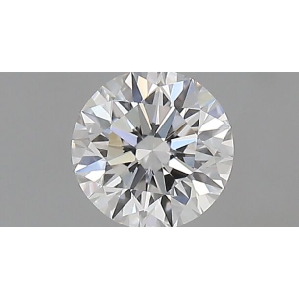 0.53 Carat Diamant Naturel de taille Brillant, Couleur F, Pureté IF