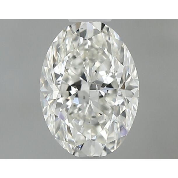 0.5 Carat Diamant Naturel de taille Oval, Couleur I, Pureté SI1