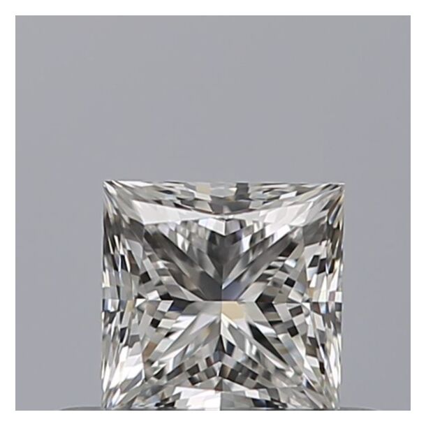 0.4 Carat Natural Diamond, Princess Cut, Color G, Clarity VVS1