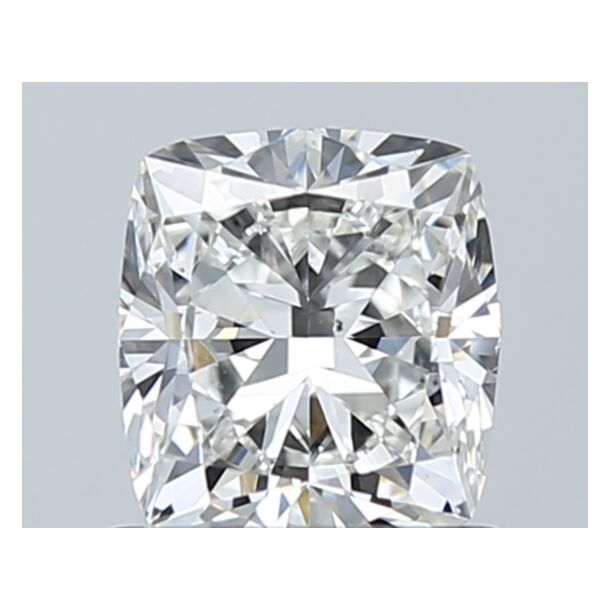 1.01 Karat Natürlicher Diamant Im Kissenschliff, Farbe H, Reinheit SI1