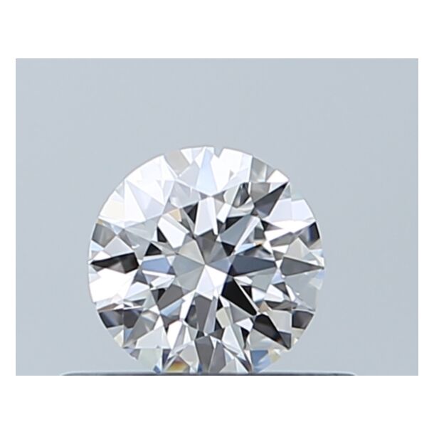 0.36 Carat Natural Diamond, Round Cut, Color E, Clarity IF