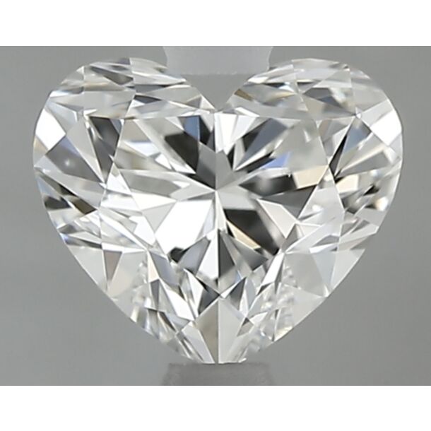 0.6 Karaat Natuurlijke Diamant met een Hart vorm, Kleur H, Zuiverheid VS2