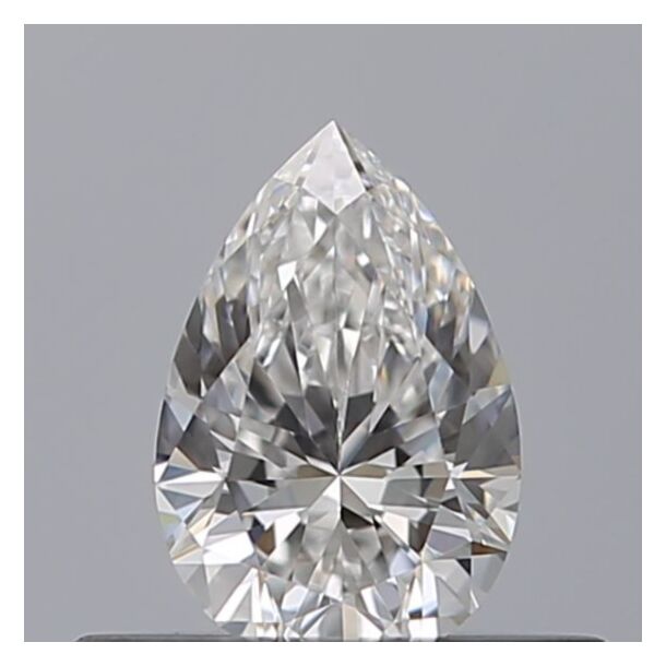 0.3 Karaat Natuurlijke Diamant met een Peer vorm, Kleur D, Zuiverheid VVS1