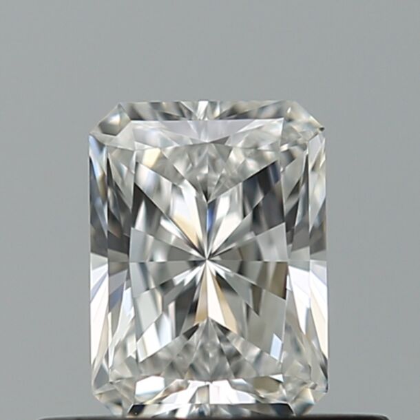 0.51 Karaat Natuurlijke Diamant met een Radiant vorm, Kleur F, Zuiverheid VS1