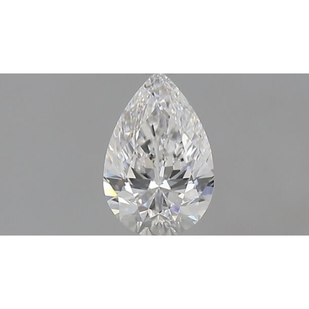 0.54 Karat Natürlicher Diamant Im Tropfenschliff, Farbe E, Reinheit VVS1