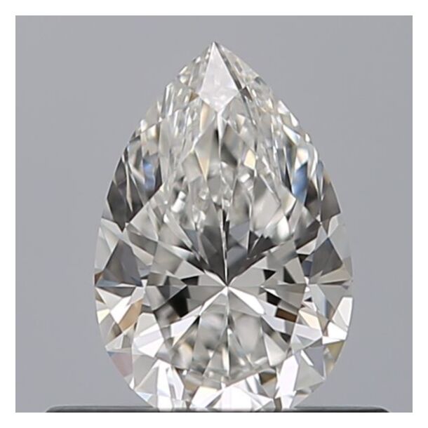 0.41 Carat Diamant Naturel de taille Poire, Couleur E, Pureté VS2