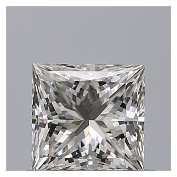 0.52 Carat Natural Diamond, Princess Cut, Color G, Clarity VVS2 0.52 Carat Natural Diamond, Princess Cut, Color G, Clarity VVS2