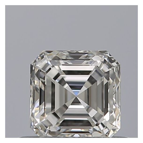 0.51 Karaat Natuurlijke Diamant met een Asscher vorm, Kleur G, Zuiverheid VVS1