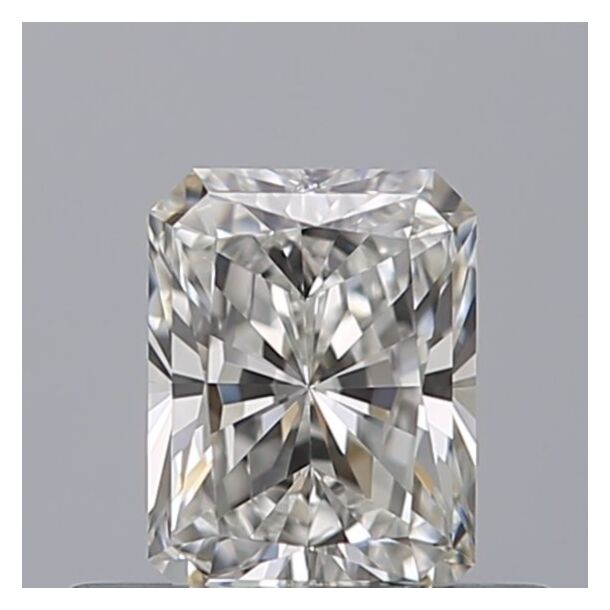 0.4 Carat Natural Diamond, Radiant Cut, Color F, Clarity VVS1