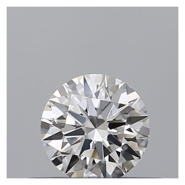 0.27 Carat Natural Diamond, Round Cut, Color D, Clarity IF