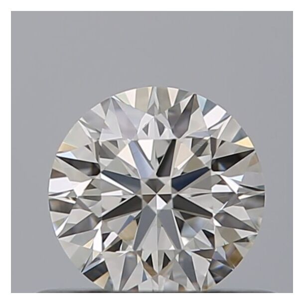 0.45 Carat Natural Diamond, Round Cut, Color F, Clarity VVS2
