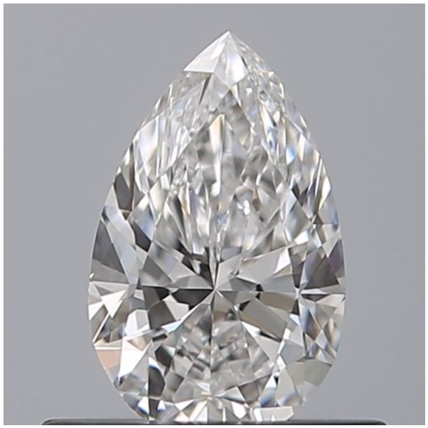 0.41 Karaat Natuurlijke Diamant met een Peer vorm, Kleur D, Zuiverheid VVS2 0.41 Karaat Natuurlijke Diamant met een Peer vorm, Kleur D, Zuiverheid VVS2