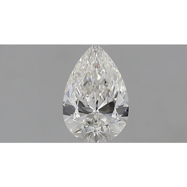 0.55 Carat Diamant Naturel de taille Poire, Couleur I, Pureté VVS1