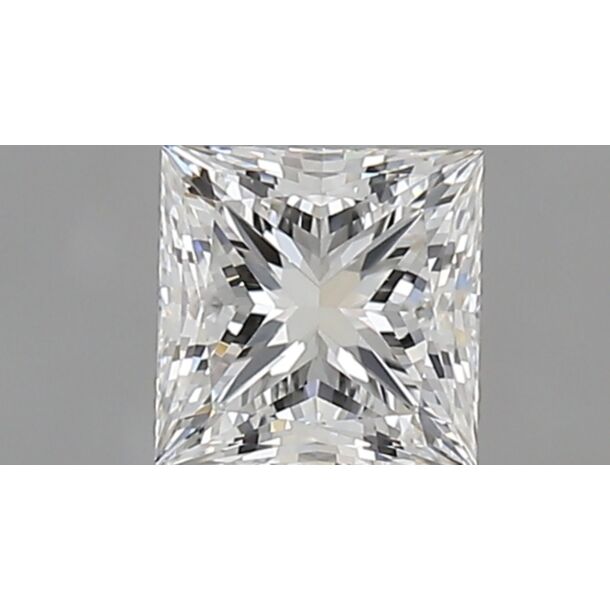 0.6 Carat Natural Diamond, Princess Cut, Color H, Clarity VS1 0.6 Carat Natural Diamond, Princess Cut, Color H, Clarity VS1