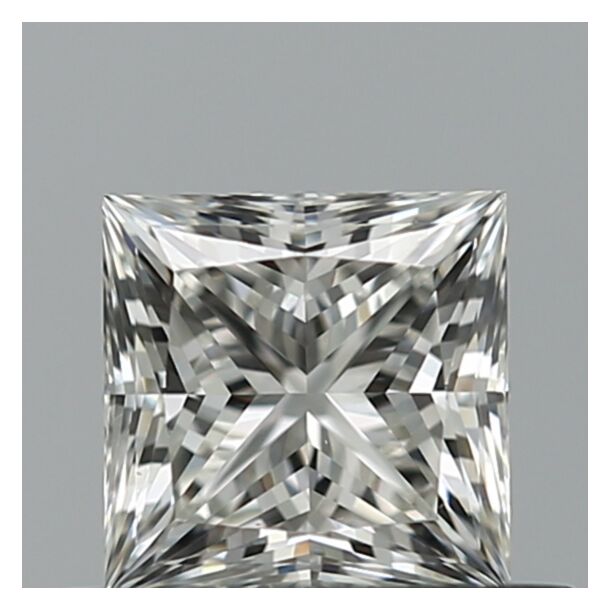 0.61 Carat Natural Diamond, Princess Cut, Color I, Clarity VS2