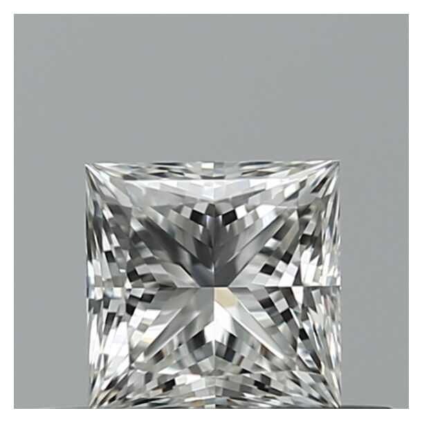 0.46 Carat Diamant Naturel de taille Princesse, Couleur F, Pureté VVS1