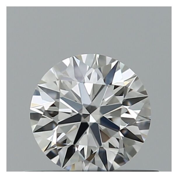 0.4 Carat Natural Diamond, Round Cut, Color E, Clarity IF