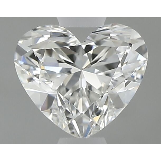 0.49 Karat Natürlicher Diamant Im Herzschliff, Farbe G, Reinheit VVS1