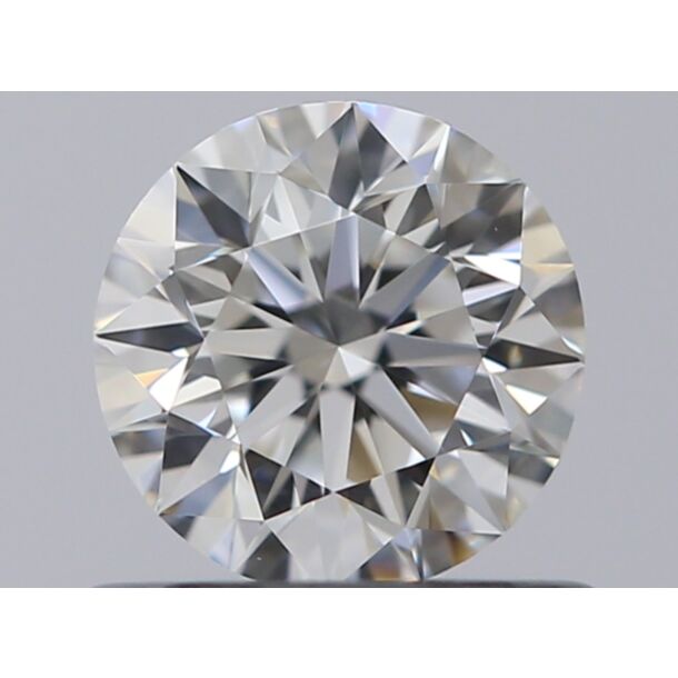 0.56 Carat Diamant Naturel de taille Brillant, Couleur G, Pureté FL