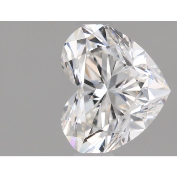 0.7 Carat Diamant Naturel de taille Coeur, Couleur H, Pureté SI1