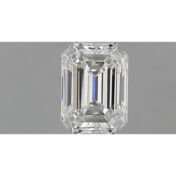 0.5 Karaat Natuurlijke Diamant met een Smaragd vorm, Kleur G, Zuiverheid VVS1