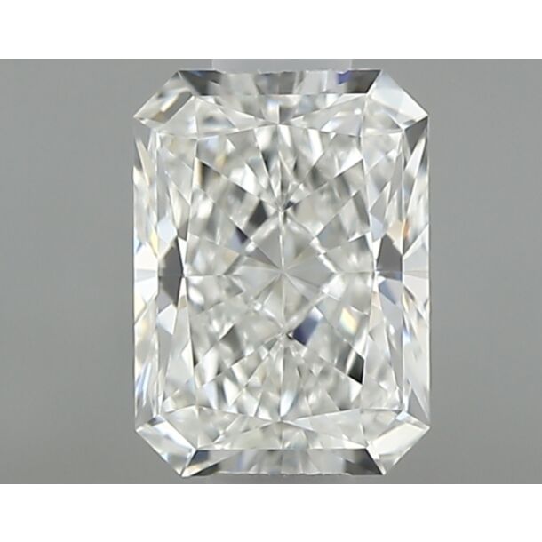 0.5 Carat Natural Diamond, Radiant Cut, Color H, Clarity IF