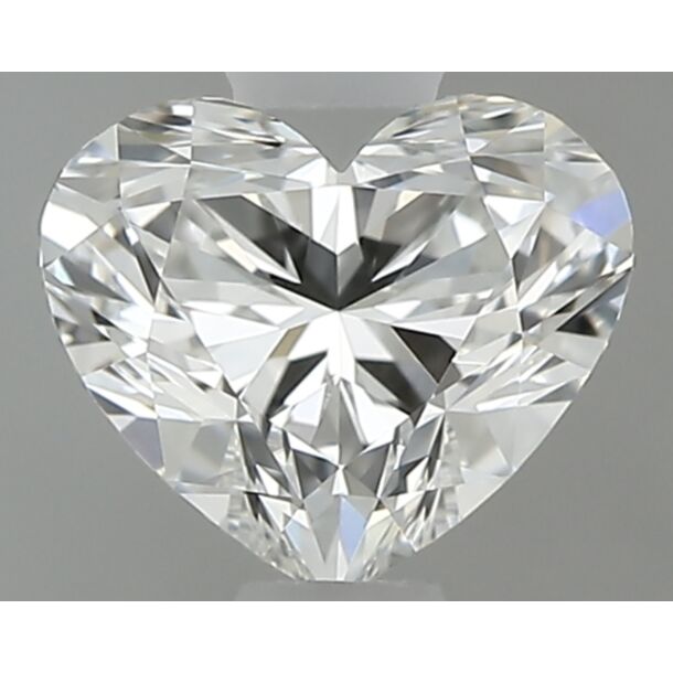 0.5 Carat Diamant Naturel de taille Coeur, Couleur G, Pureté VVS1