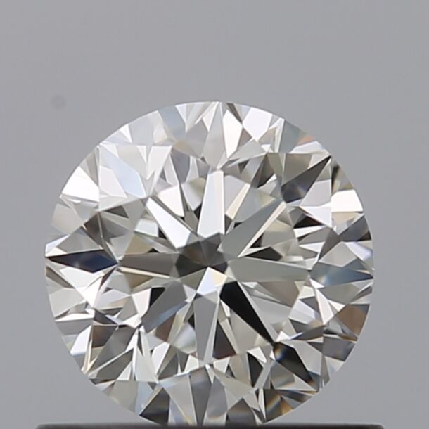 0.7 Carat Diamant Naturel de taille Brillant, Couleur H, Pureté VVS2
