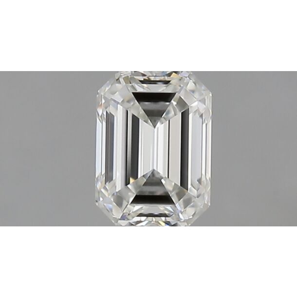 0.9 Carat Natural Diamond, Emerald Cut, Color G, Clarity VS1