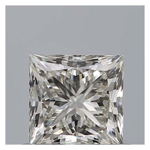 0.53 Karaat Natuurlijke Diamant met een Prinses vorm, Kleur H, Zuiverheid VVS2