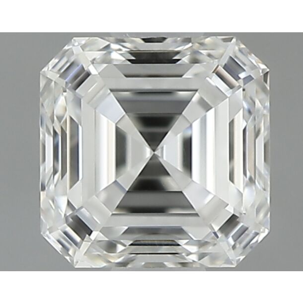0.52 Karat Natürlicher Diamant Im Asscherschliff, Farbe G, Reinheit IF
